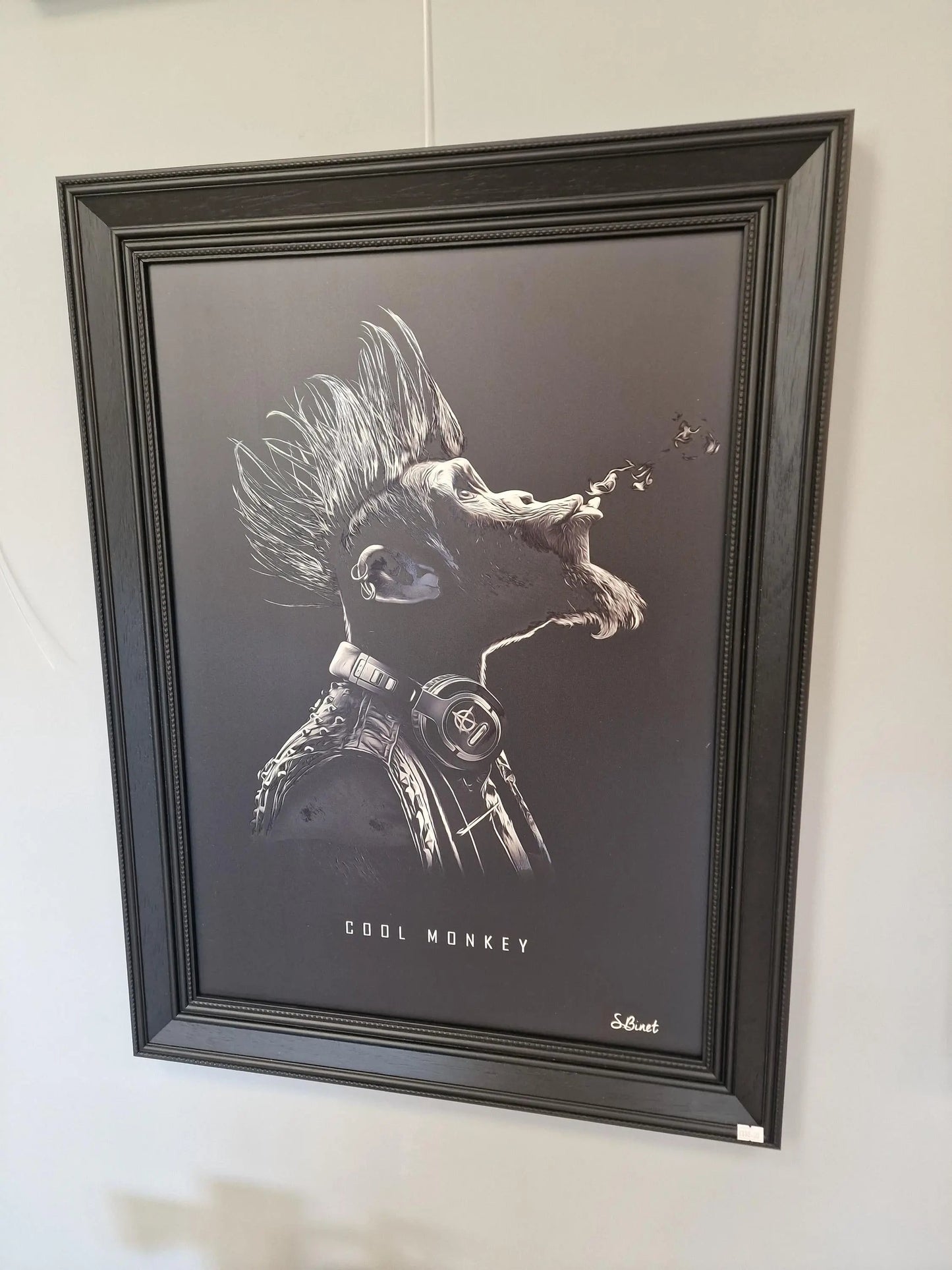 Tableau pop arts Cool Monkey  Sylvain Binet Etsy