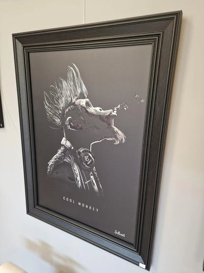 Tableau pop arts Cool Monkey  Sylvain Binet Etsy