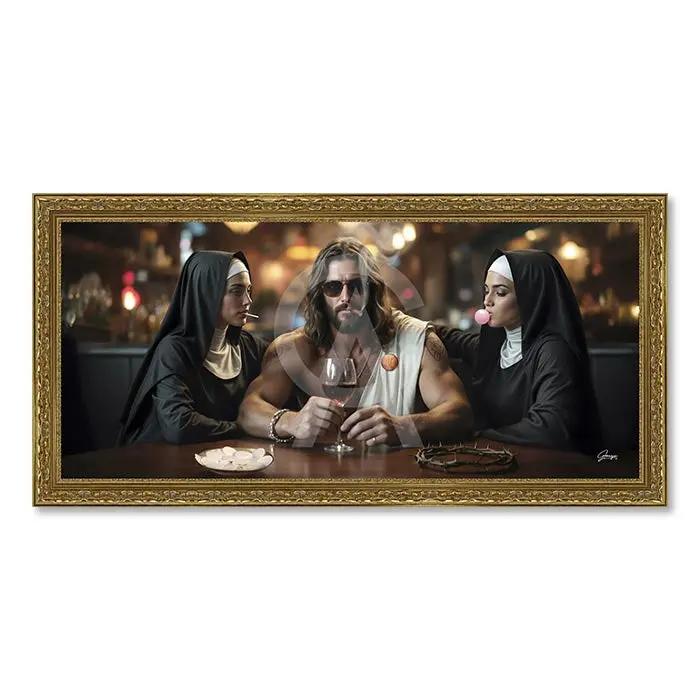 Tableau pop arts The Golgota Bar – Alexandre Granger Etsy