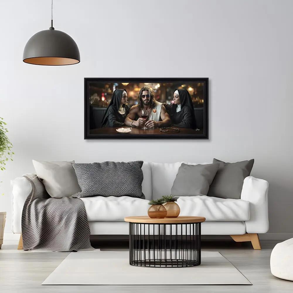 Tableau pop arts The Golgota Bar – Alexandre Granger Etsy