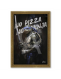 Tableau pop arts"No pizza, No Ninja", d'Alexandre Granger Etsy