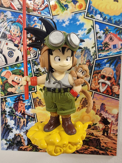 Tableau Dragon Ball 3D Son Goku Enfant | VINTAGEDISON