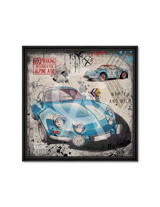 Cadre “Alpine A110 Classic” – Rubix | Cadraven | Art Automobile Vintage