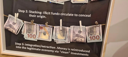 cadre "how to launder money" Etsy