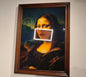cadre "le sourire de  mona lisa" Etsy