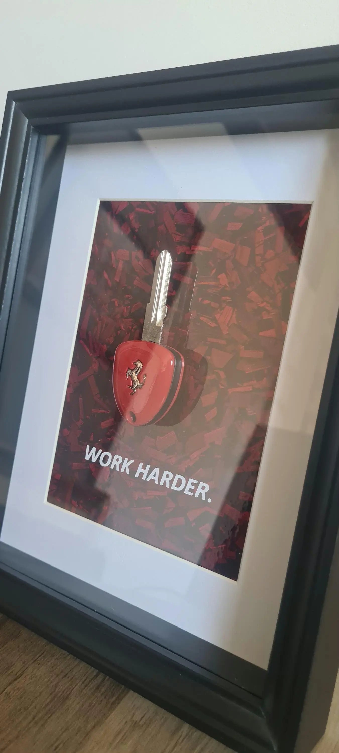 cadre clé Ferrari 458 work harder Etsy