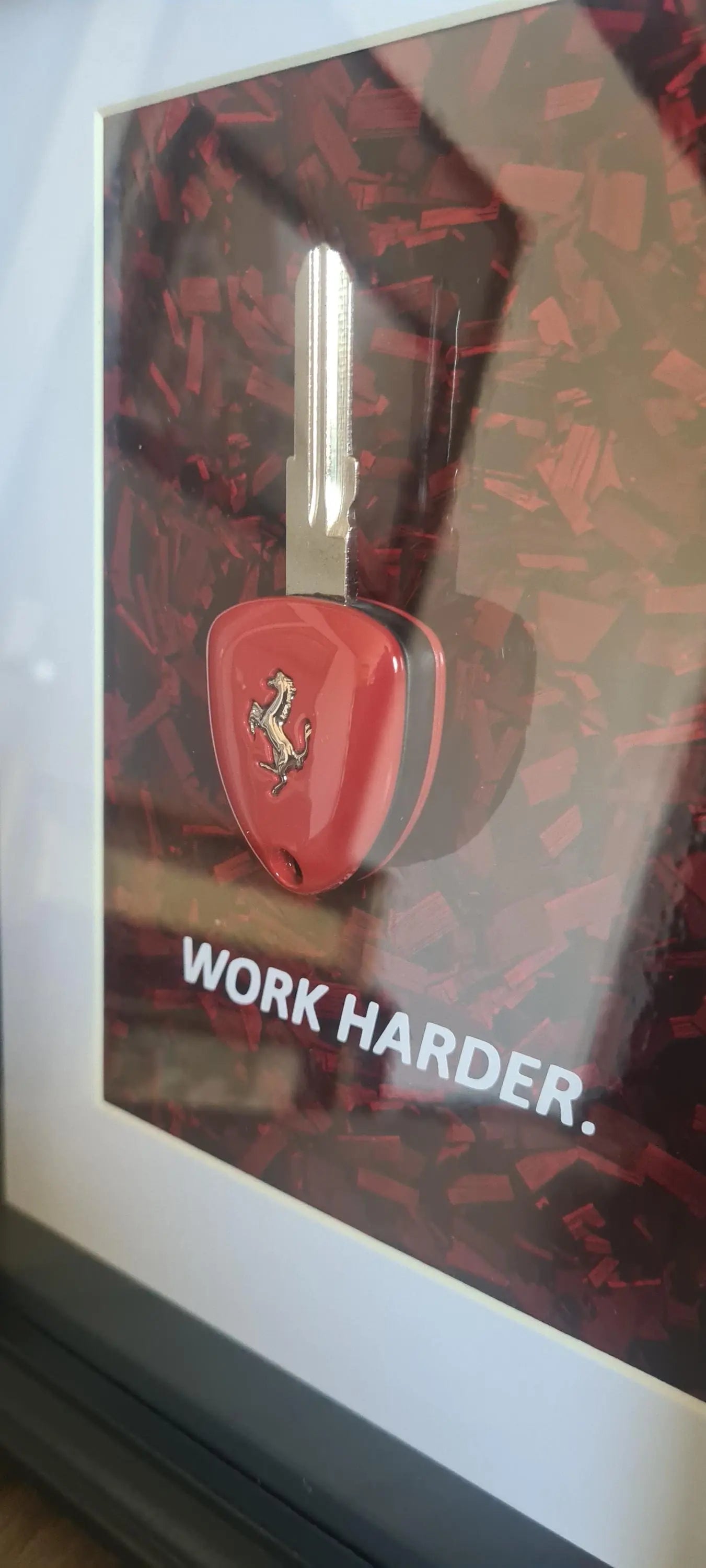 cadre clé Ferrari 458 work harder Etsy