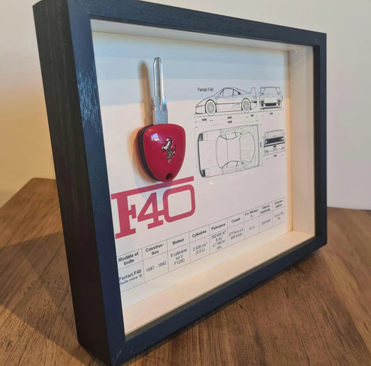 cadre clé Ferrari F40 Etsy