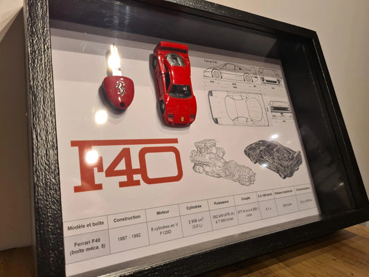 cadre clé Ferrari F40 Etsy