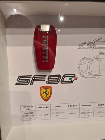 cadre clé Ferrari sf90 Etsy
