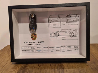 cadre clé Porsche GT3 RS Etsy