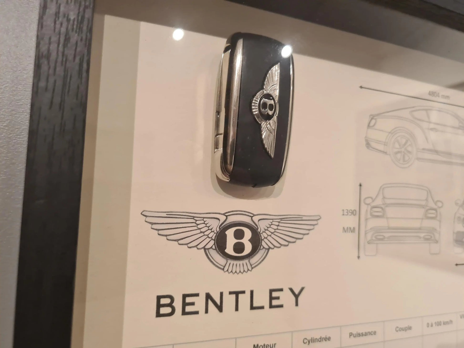 cadre clé bentley Etsy