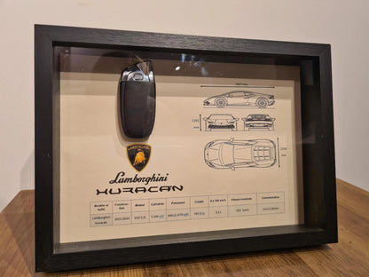 cadre clé lamborghini huracan Etsy
