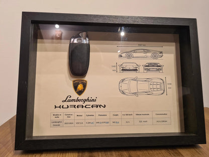 cadre clé lamborghini huracan Etsy