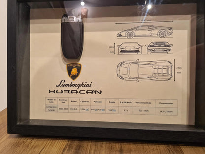 cadre clé lamborghini huracan Etsy