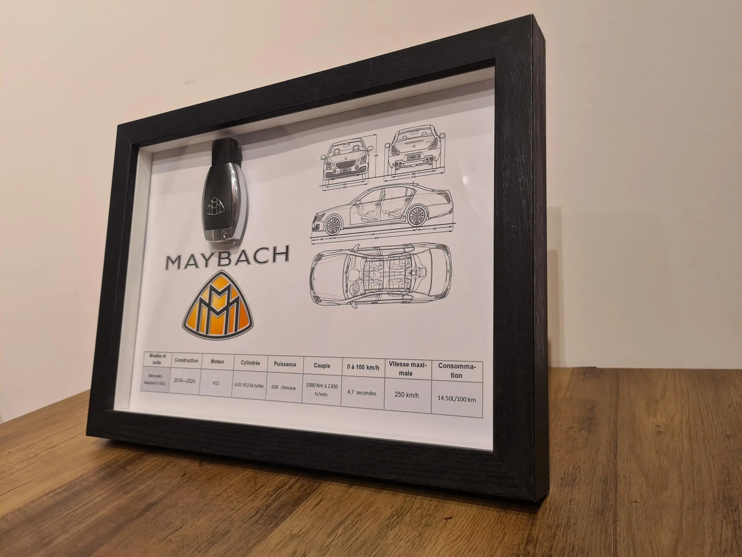 cadre clé maybach S 650 Etsy