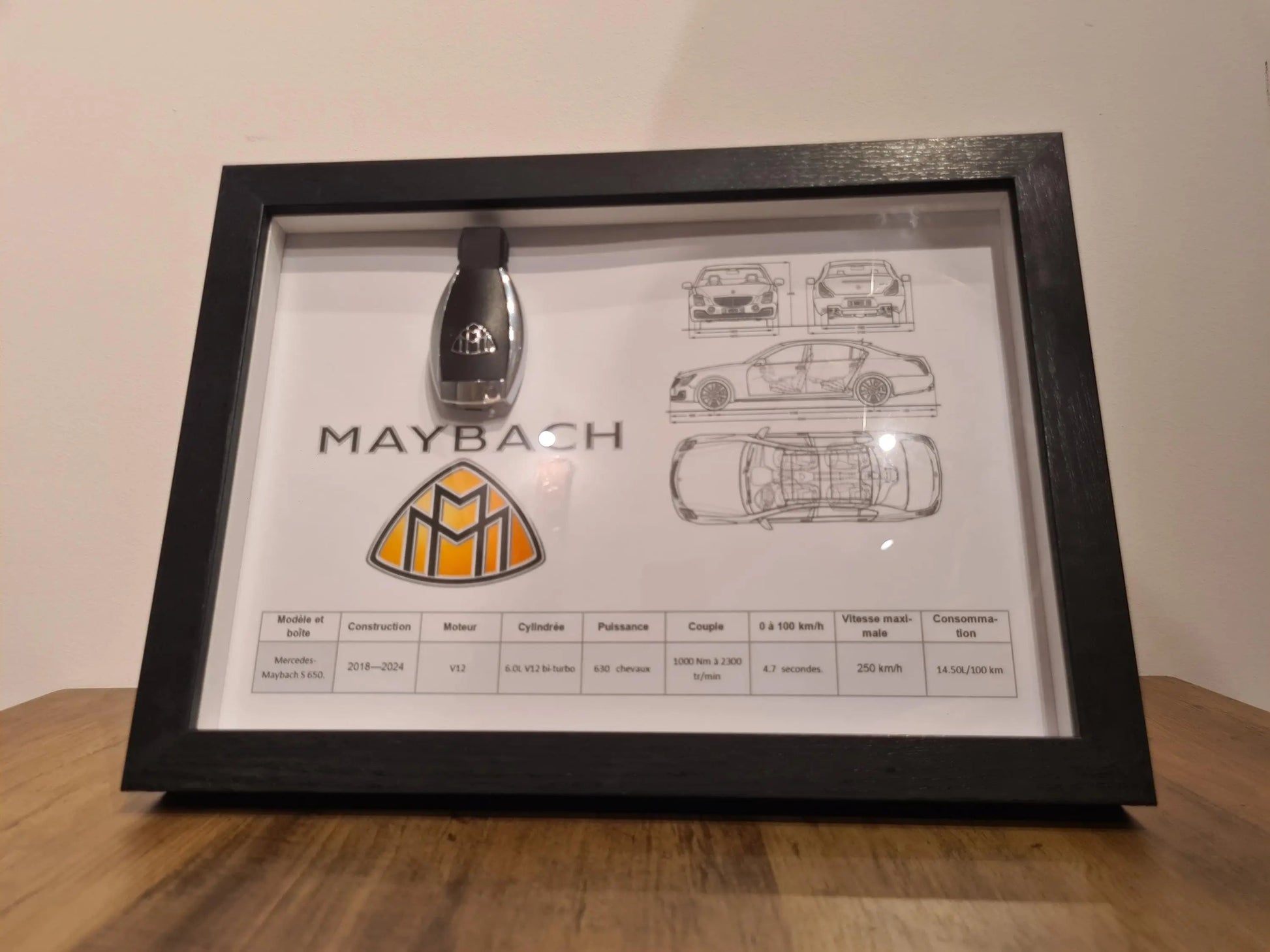 cadre clé maybach S 650 Etsy