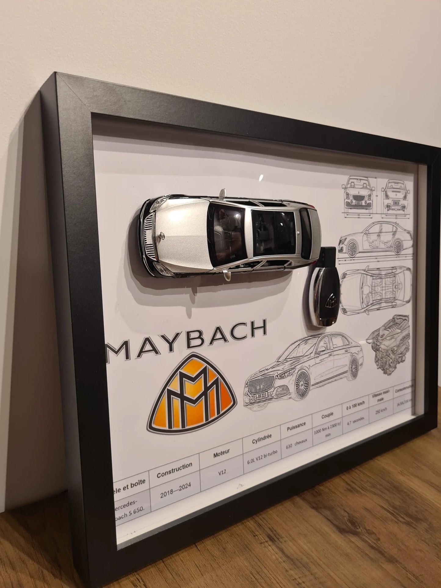 cadre clé maybach S 650 Etsy