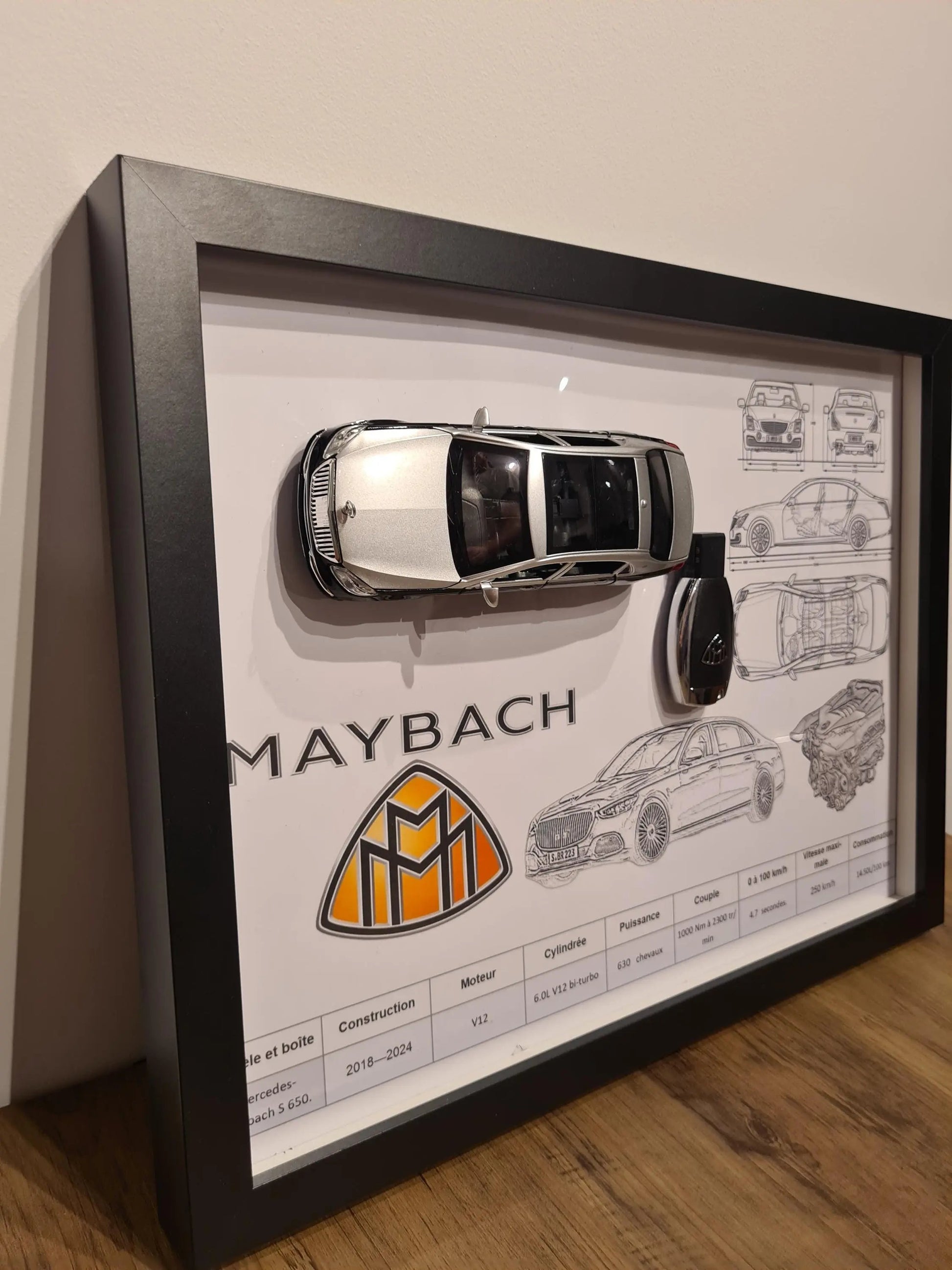 cadre clé maybach S 650 Etsy