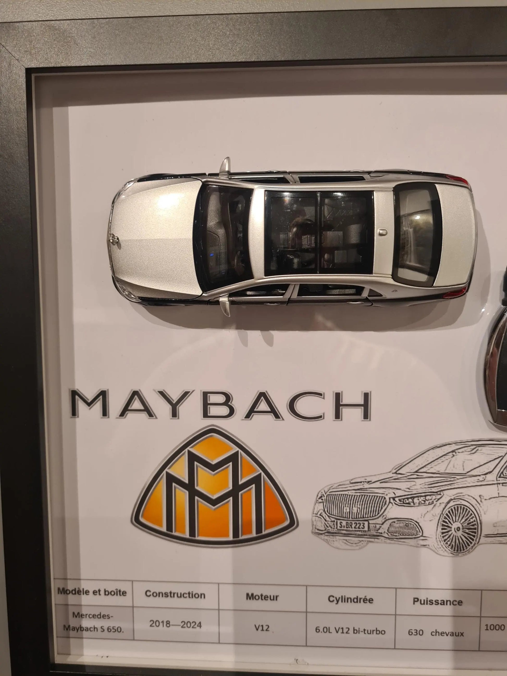 cadre clé maybach S 650 Etsy