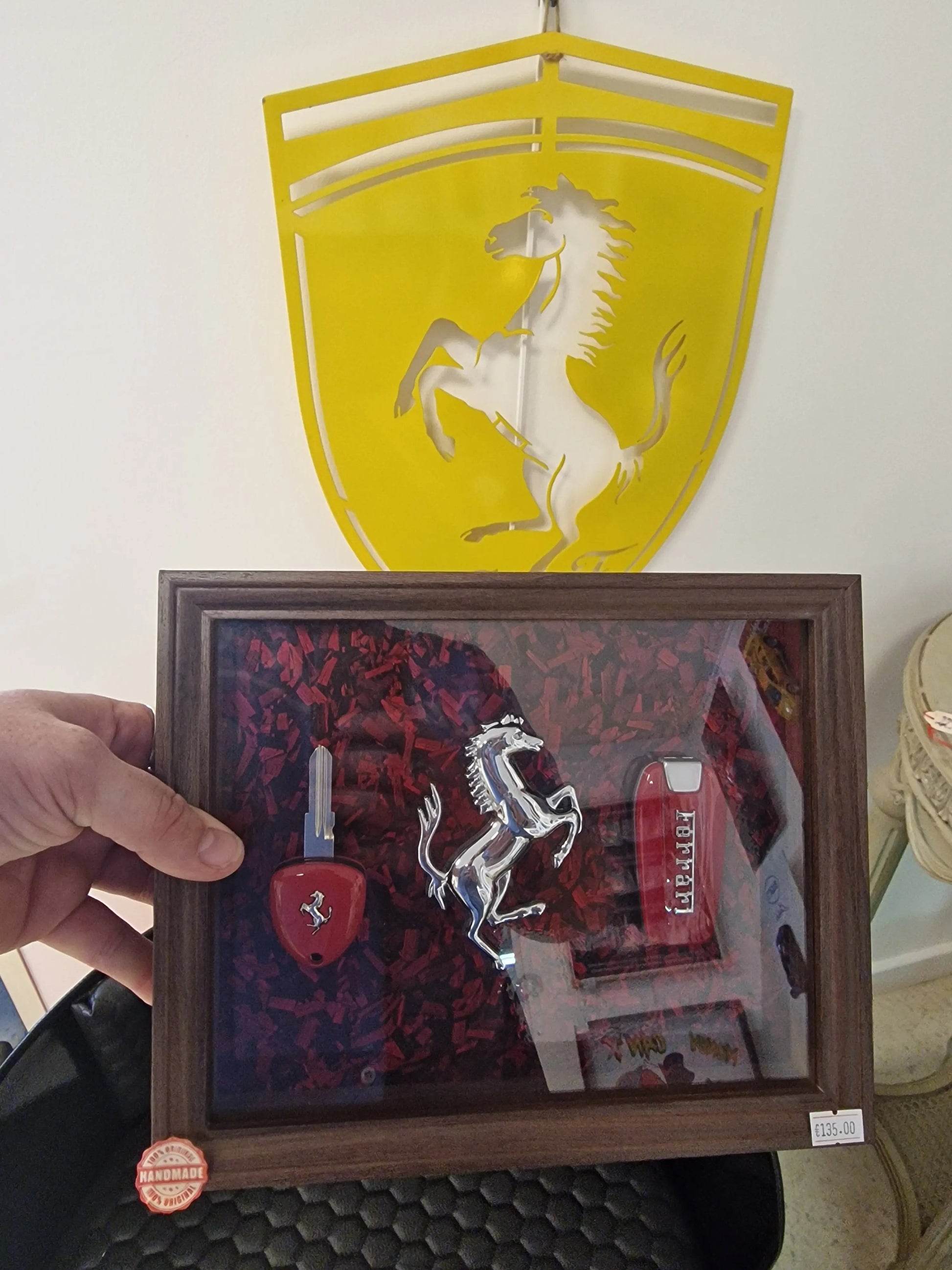 cadre duo clé Ferrari 458 Vintagedison