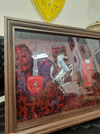 cadre duo clé Ferrari 458 Vintagedison