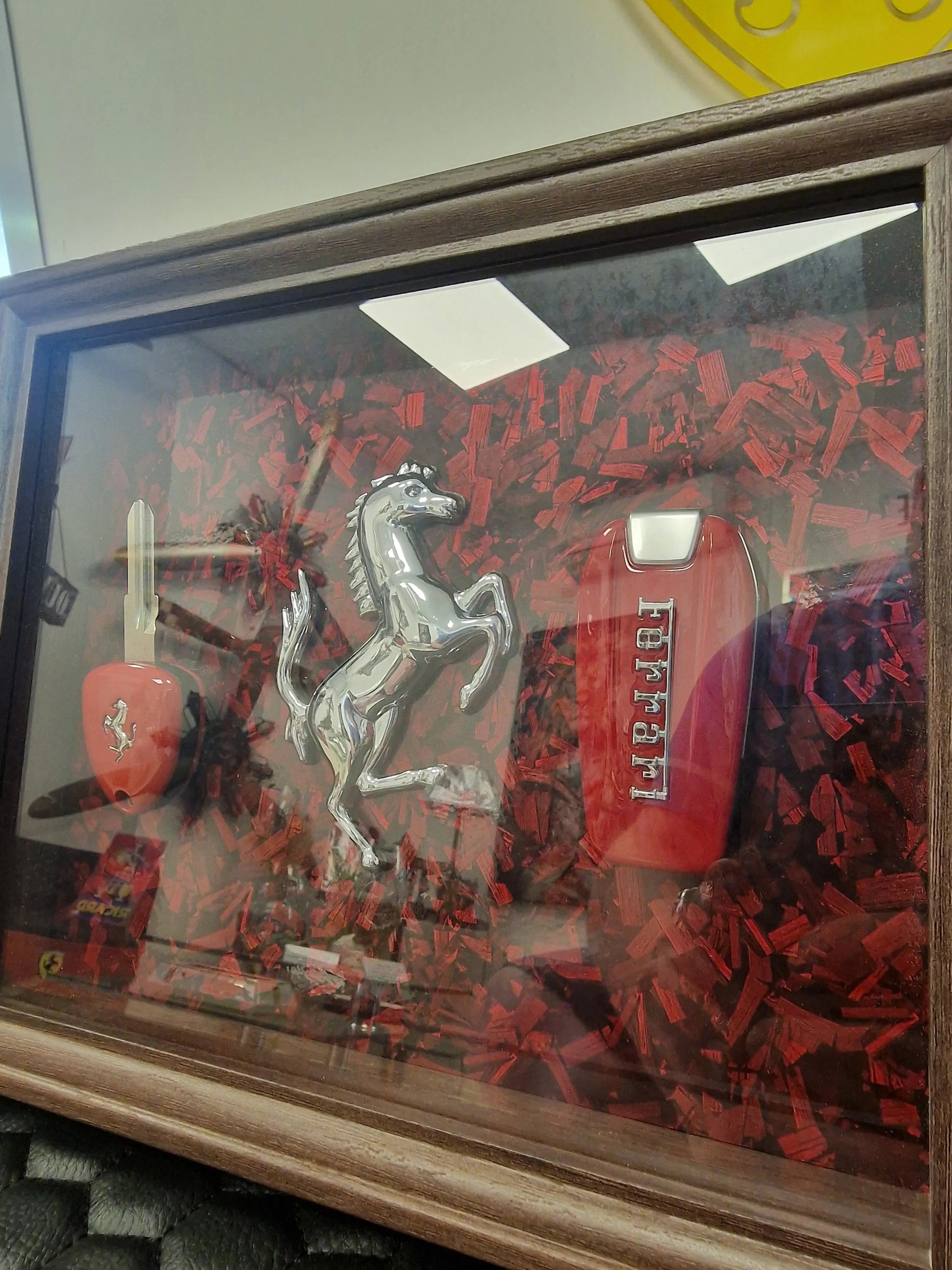 cadre duo clé Ferrari 458 Vintagedison