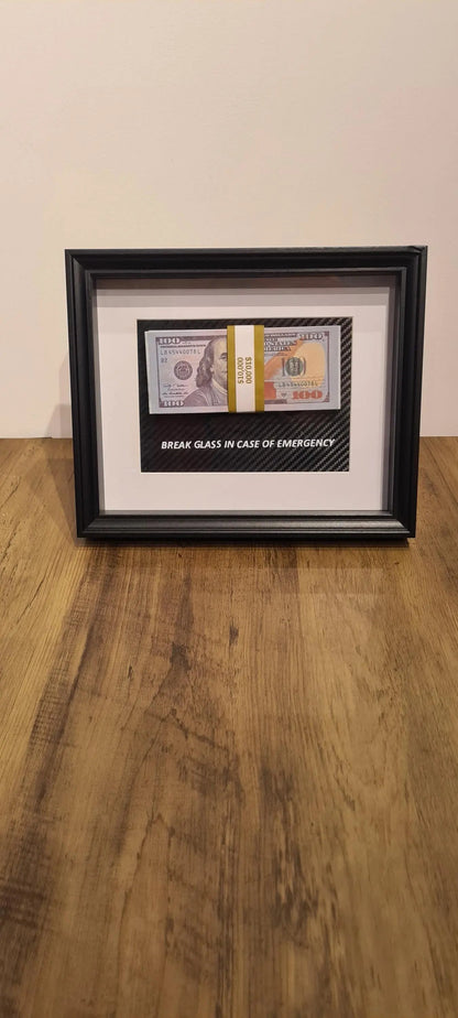 cadre in case of emergency dollars Etsy