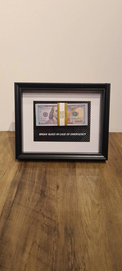 cadre in case of emergency dollars Etsy