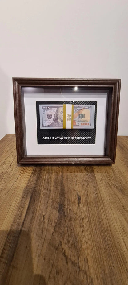 cadre in case of emergency dollars Etsy