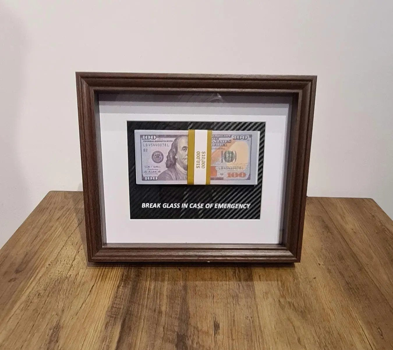 cadre in case of emergency dollars Etsy