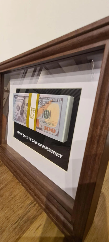 cadre in case of emergency dollars Etsy