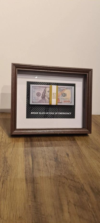 cadre in case of emergency dollars Etsy