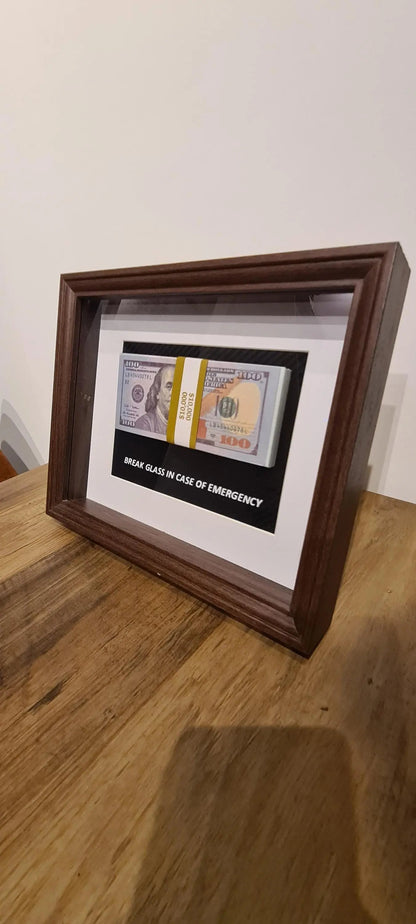 cadre in case of emergency dollars Etsy