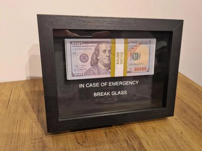 cadre in case of emergency dollars Etsy