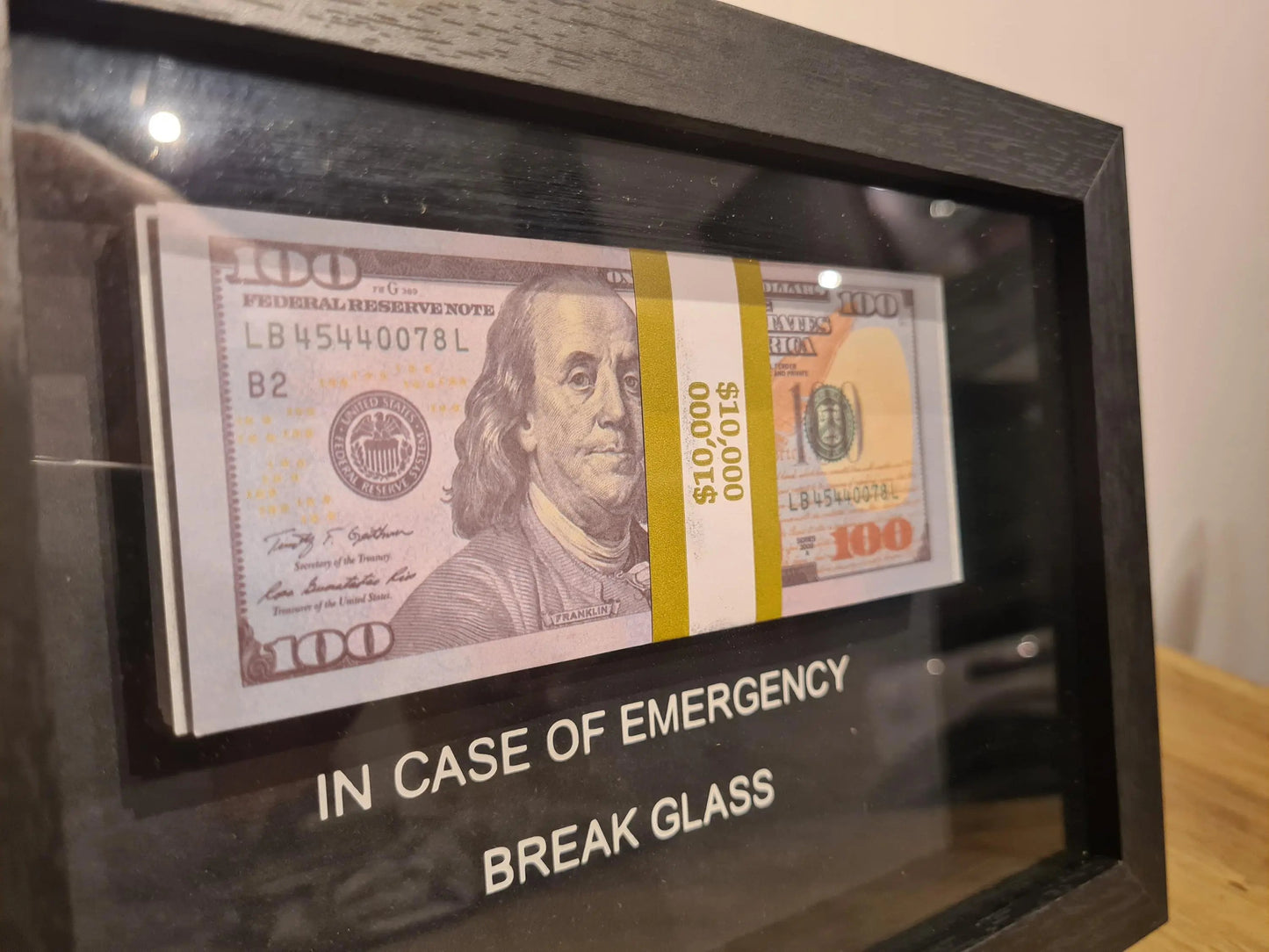 cadre in case of emergency dollars Etsy