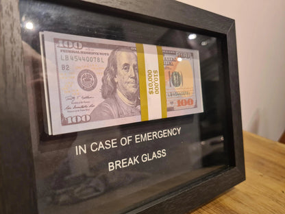 cadre in case of emergency dollars Etsy