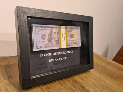 cadre in case of emergency dollars Etsy