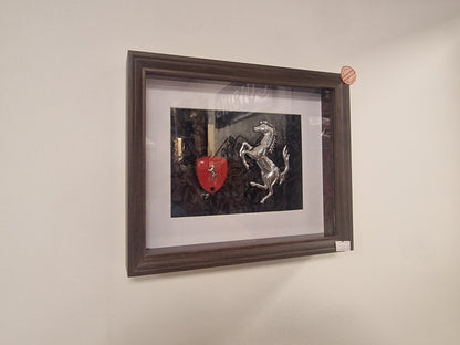 cadre clé Ferrari 458 20X25 CM