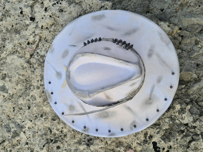 chapeau fedora blanc custom Etsy