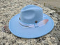chapeau fedora bleu ciel custom Etsy