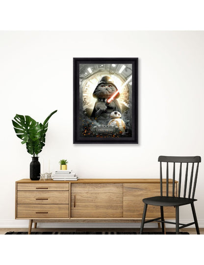 Cadre “Chat-rwars” – Sylvain Binet | Cadraven | Art Humour & Pop Culture