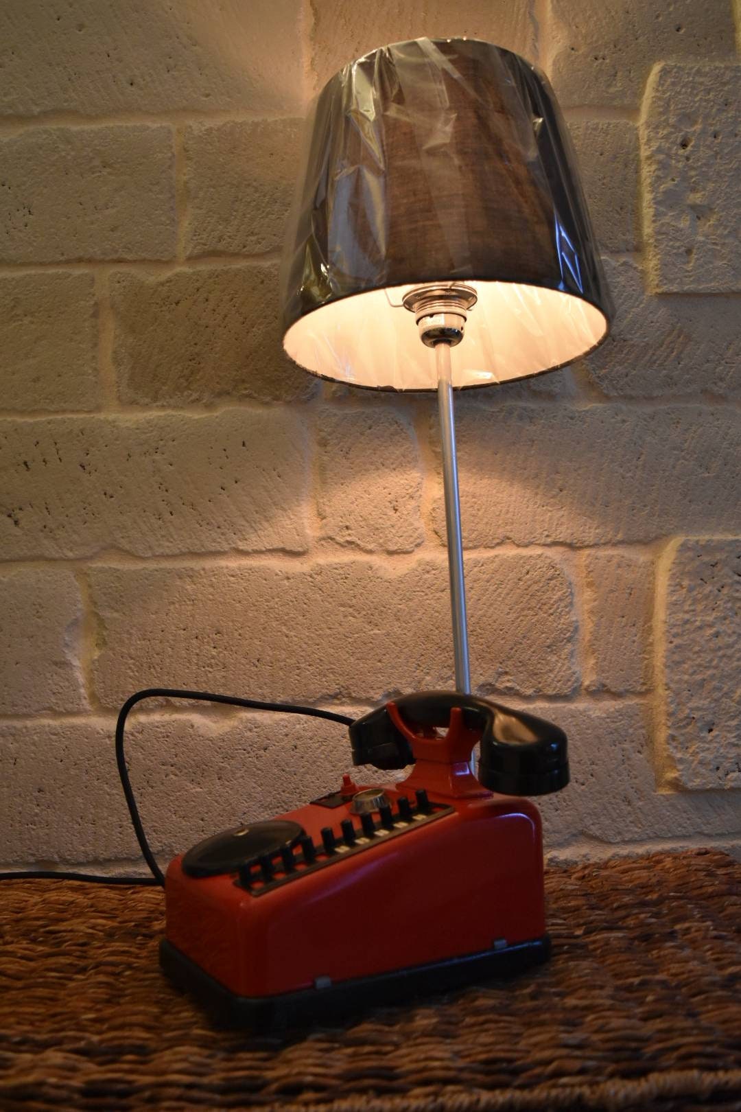 Alte Telefonlampe in der Telefonzentrale