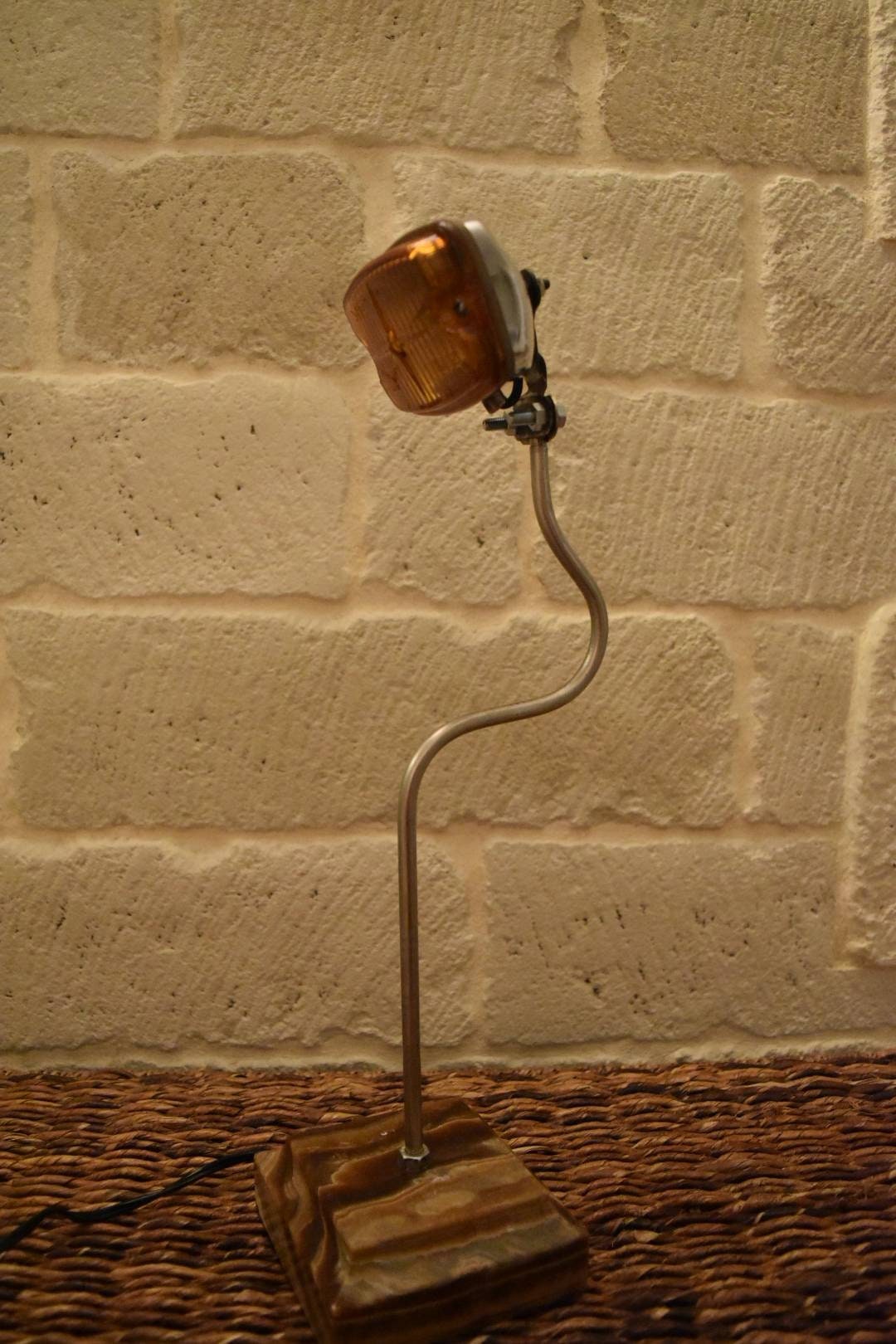 Lampe De Bureau Ancien Phare De Moto