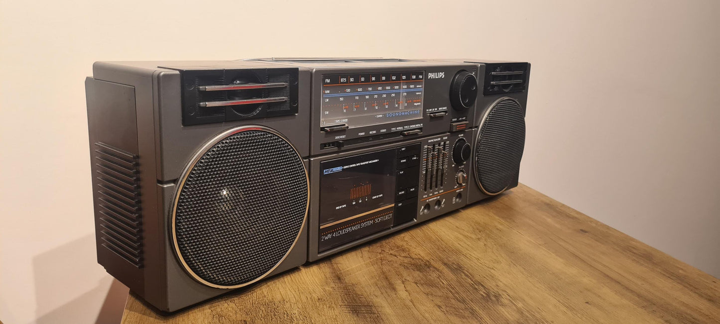 radio cassette boombox Bluetooth avec batterie