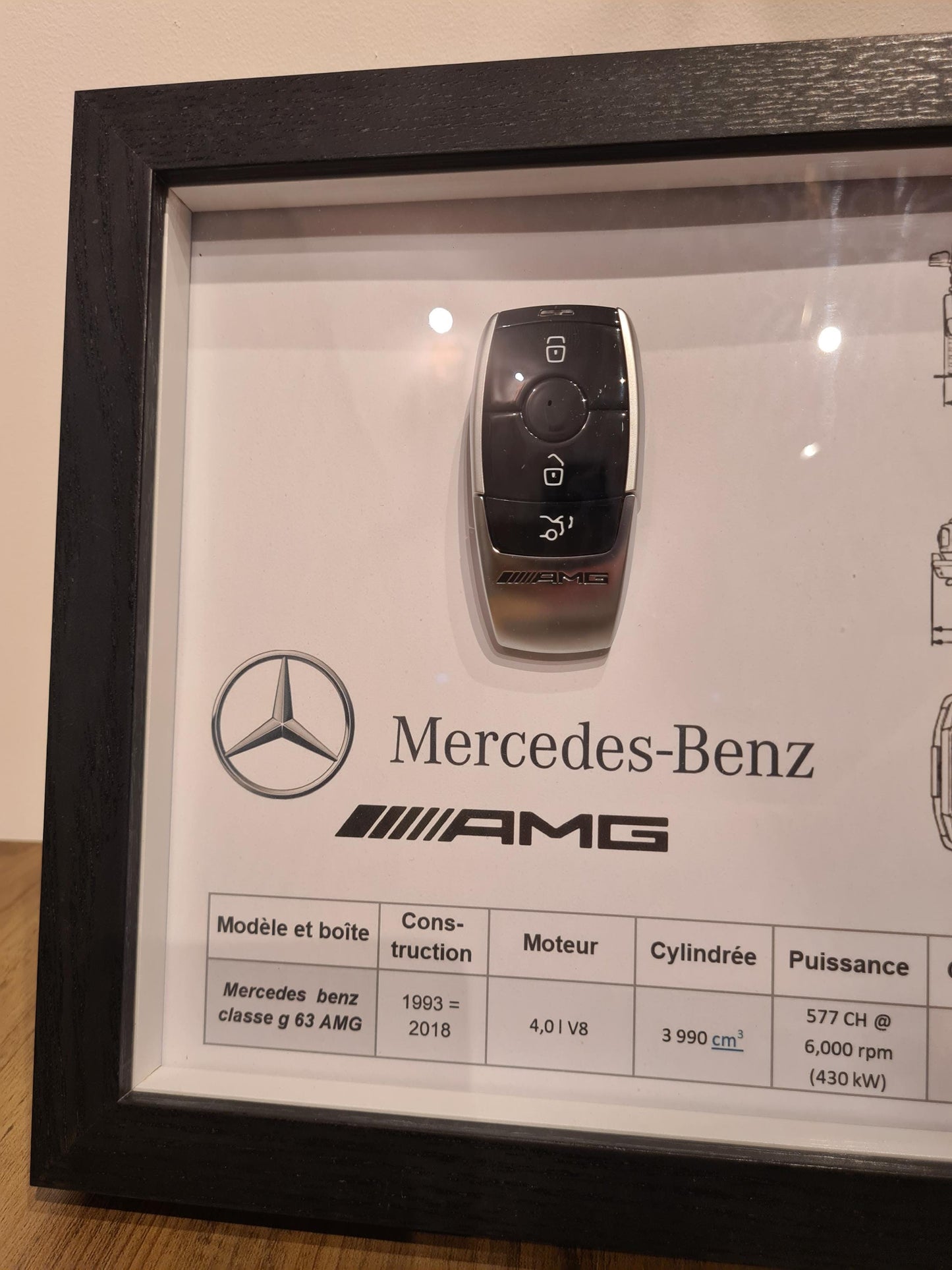 Mercedes G63 AMG Class Key Frame