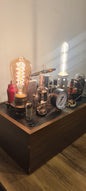 lampe industrielle steampunk enceintes Bluetooth