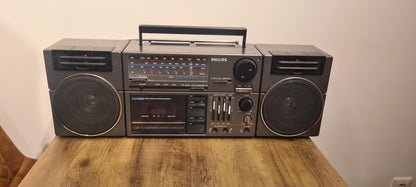 radio cassette boombox Bluetooth avec batterie