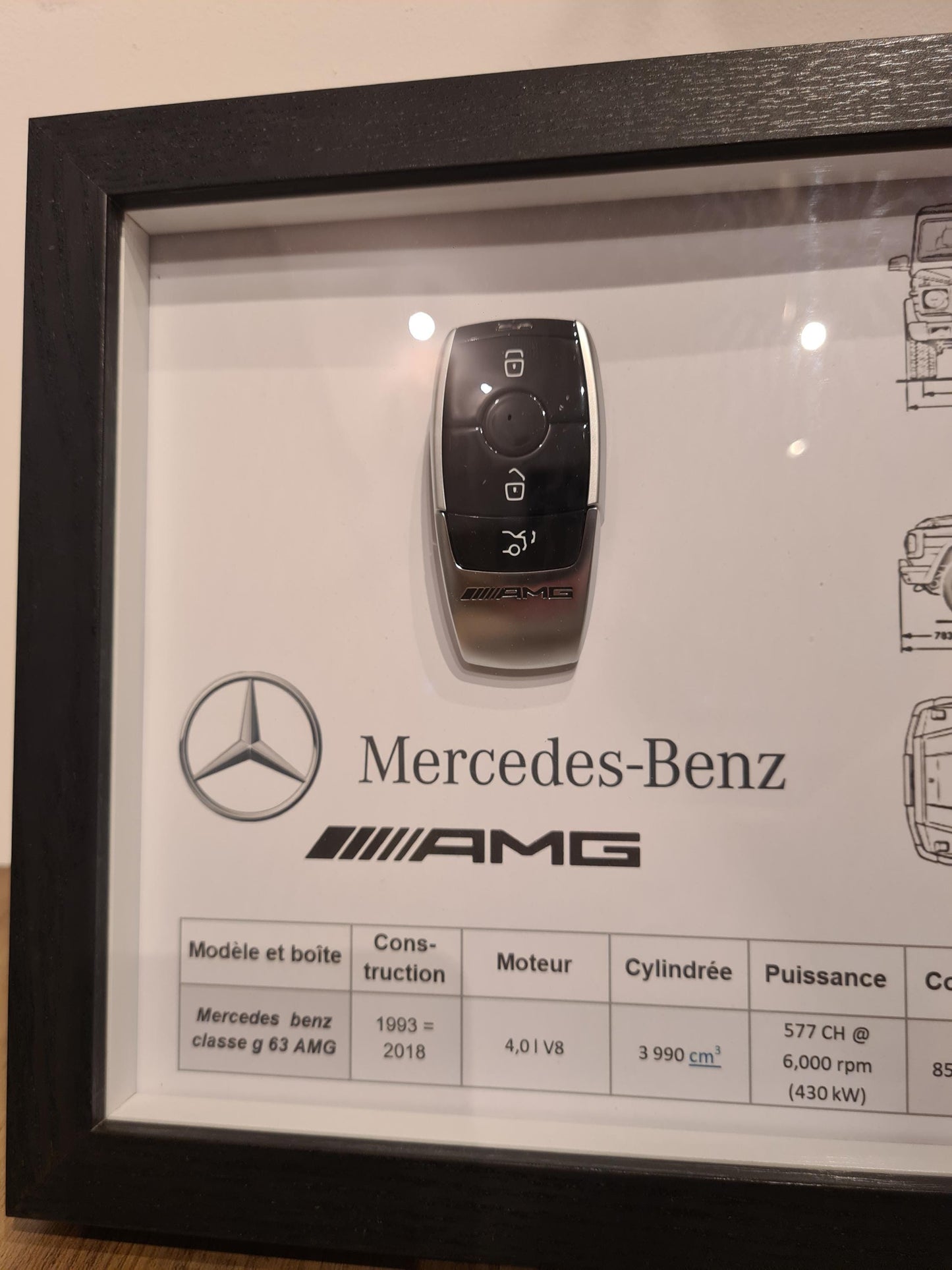 Mercedes G63 AMG Class Key Frame