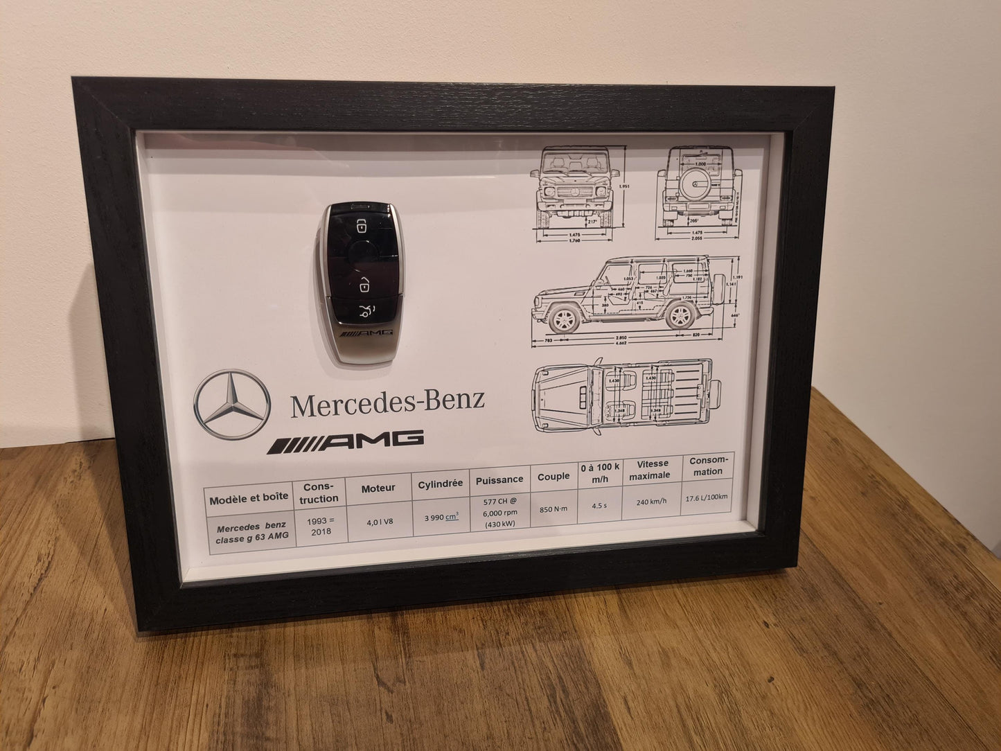 Mercedes G63 AMG Class Key Frame